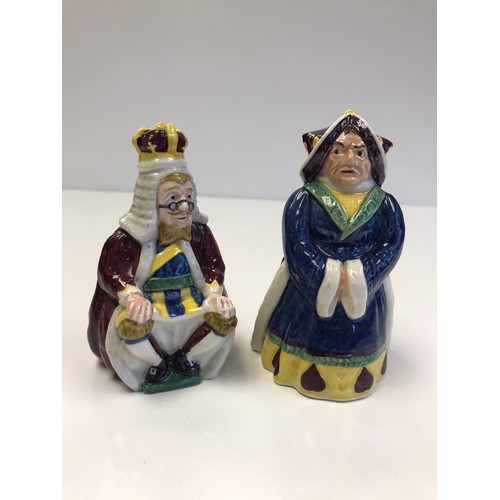 184 - Two Beswick Figurines: Alice in Wonderland King and Queen.