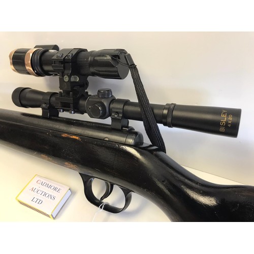 14 - Diana G46 Air Rifle With Telescopic and Infra Red Sights .22 Calibre With Zipcover With Tin of 500 P... 