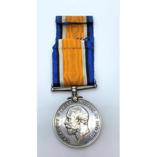 580 - First world war medal awarded to private O Cooper of the Grenadier guards. Complete with ribbon and ... 