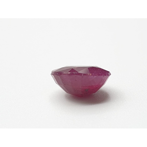 582 - 2.60ct Africa Ruby Gemstone - Untreated with Origin Certificate