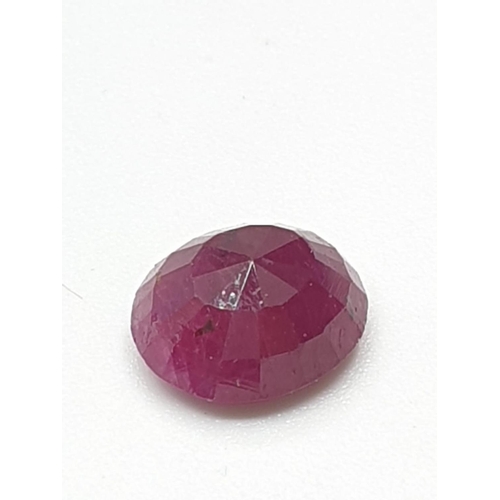 582 - 2.60ct Africa Ruby Gemstone - Untreated with Origin Certificate