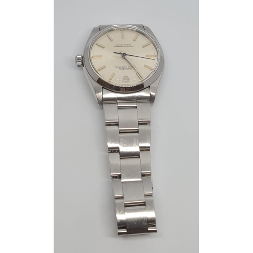 145 - Rolex Oyster Perpetual, Stainless Steel Gentlemans Watch