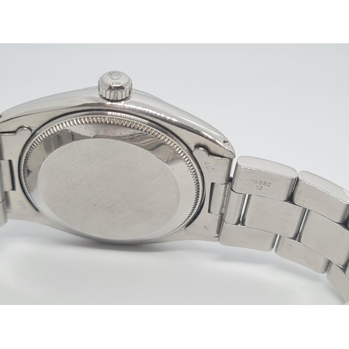 145 - Rolex Oyster Perpetual, Stainless Steel Gentlemans Watch