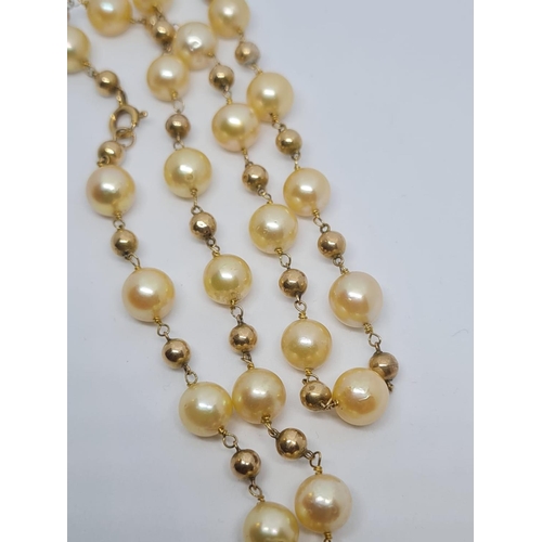 281 - Pearl Necklace, 17.9g, 40cm.