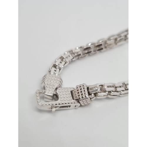 311 - Silver Box Bracelet, 23.5g, 18cm