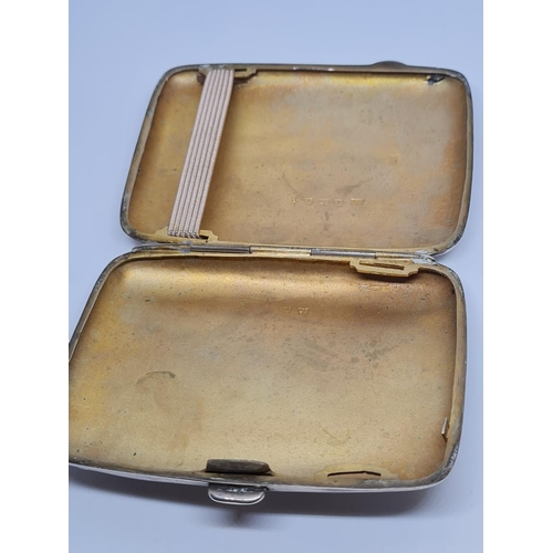 314 - Vintage Silver Cigarette Case 82g