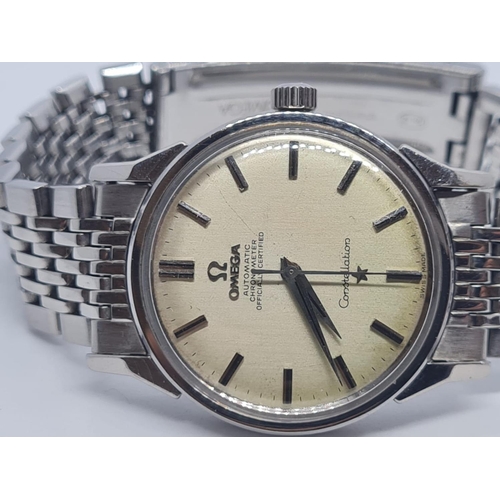 67 - 1960'S Vintage Omega Constellation Automatic Chronometer