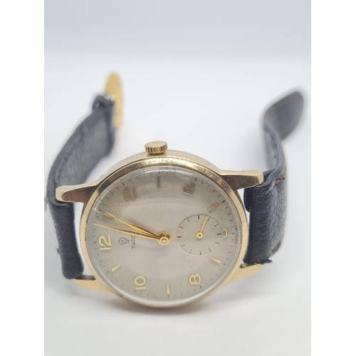 7 - Vintage Tudor Gold Watch. Circa 1950's