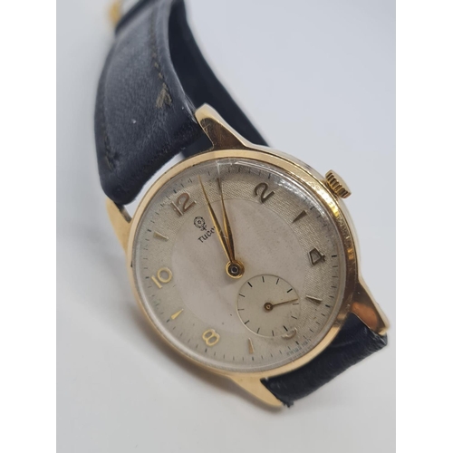 7 - Vintage Tudor Gold Watch. Circa 1950's