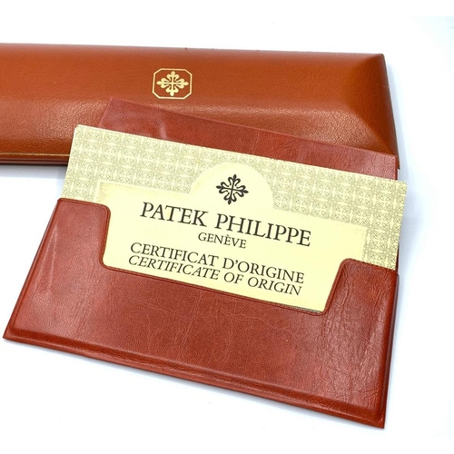 11 - 18ct Gold Patek Philippe Gentleman's Dress Watch. In Original Prestation Box