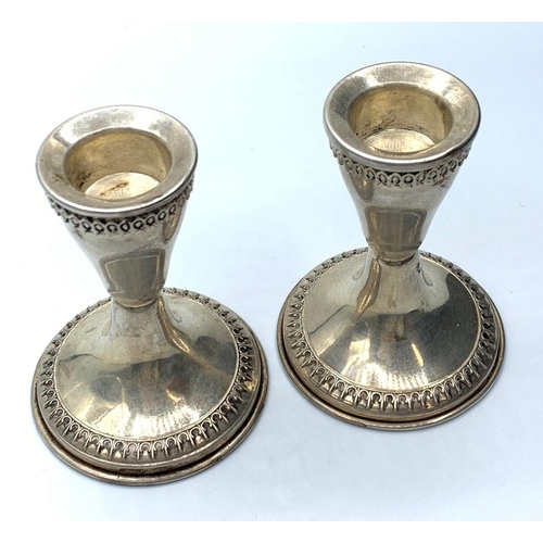 529 - Pair of Silver Candlesticks, 7.6g