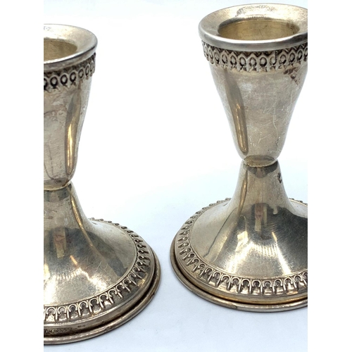 529 - Pair of Silver Candlesticks, 7.6g