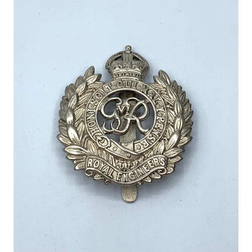 608 - Royal engineers George V cap badge