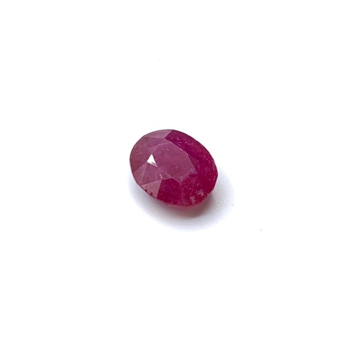 168 - 8.13 Ct Natural Ruby Gemstone. IDT Certified