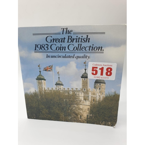 518 - Uncirculated Collection 1983 British Coins