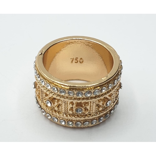 109 - An interesting ring, a copy of the Byzantine Empress Theodora’s (500-548 AD) ring presented in an al... 