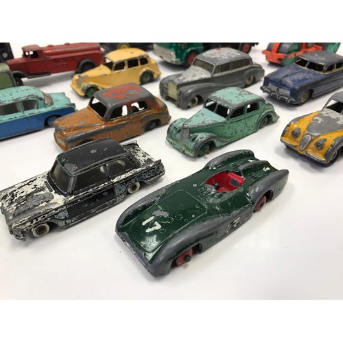 66 - A quantity of Dinky die cast vehicles including a Tardis and a red phone box