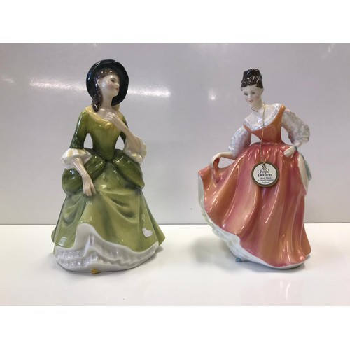 413 - Two Doulton figurines: Sandra and Fair Lady