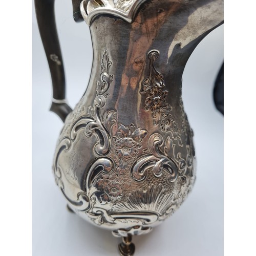 26 - Ornate Silver Water Jug Made in London 1920 hallmarked, 540g weight and 21cm tall