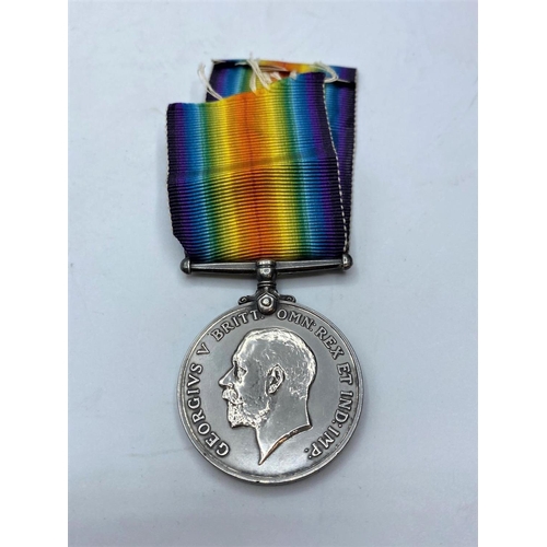 192 - First World War MEDAL awarded to Private F. Bennett of the Queens Regiment.