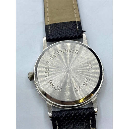 195 - Pegasus Stainless Steel White Face Quartz Wristwatch, Working Order.