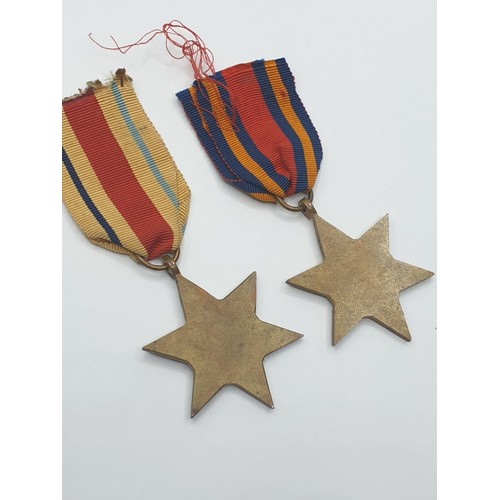 317 - 2 World War II Medals complete with Ribbons:
1x Original Burma Star
1x Original Africa Star