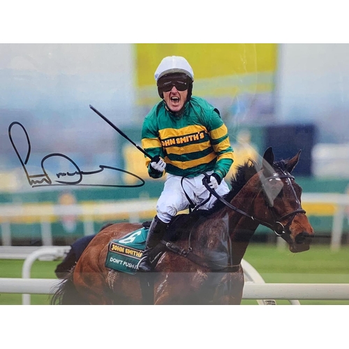 359 - Hand Signed photo framed and glazed A P McCoy.