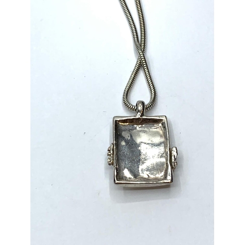 422 - Boxed Sterling Silver pendant and 16 inch chain.