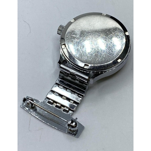 586 - Vintage Astral Nurses Fob Watch, Perfect Condition having Luminous Hands and Jewelled Leaver, Manual... 