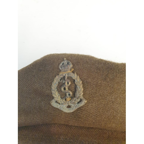 217 - WW2 General Service Beret Badge Royal Army Medical Corps, Dated 1944 (REPLICA)