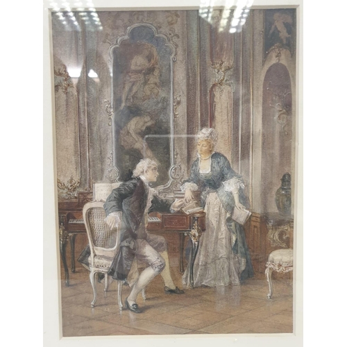 102 - An early ERDMANN drawing of a proposal.  43 x 34cm