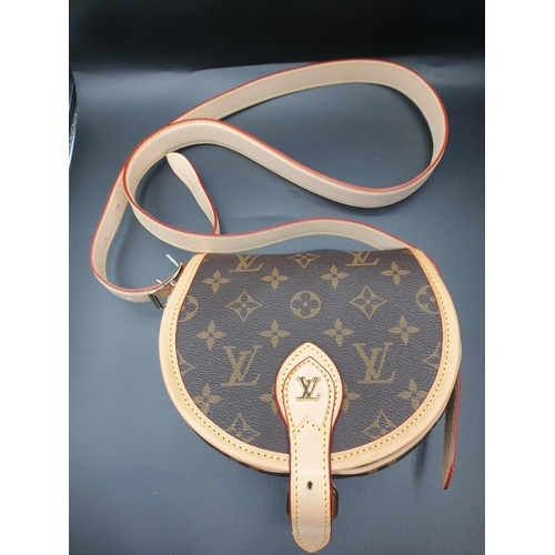 14 - Louis Vuitton Shoulder BAG, as new in Half Drum shape.  15 x 18 cm