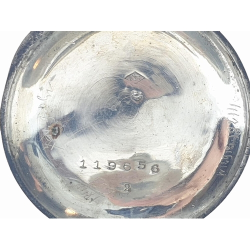 107 - Small silver Lady's POCKET WATCH. hands missing.