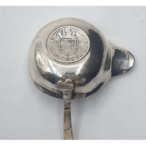 44 - Silver PUNCH LADLE.  1722.