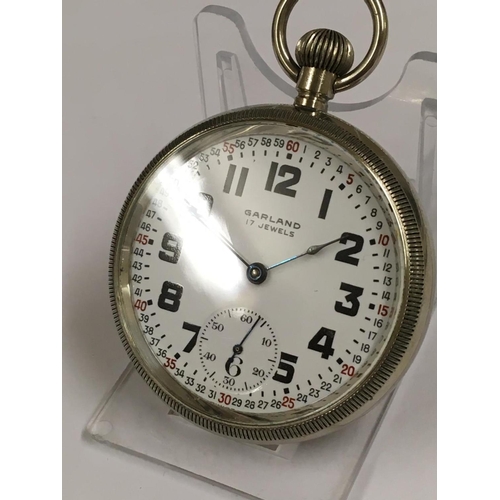 89 - Vintage Ball watch company POCKET WATCH. Working and in good condition but no guarantees.