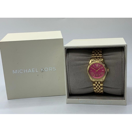 40 - MICHAEL KORS WATCH MK3270 WITH BOX ( BATTERY CHANGED LAST WEEK )