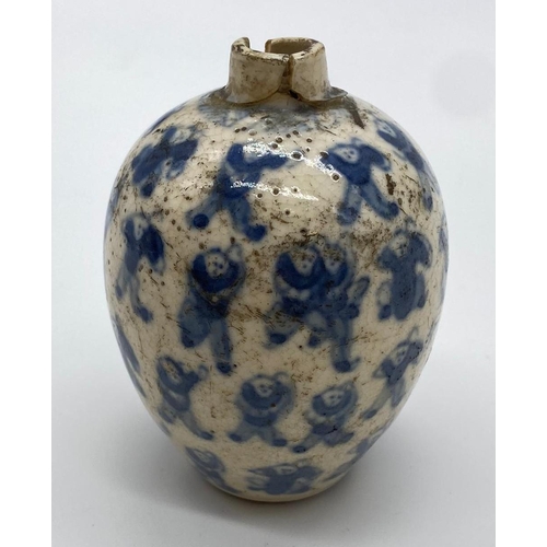 65 - Ching Dynasty OPIUM POT with slight damage.