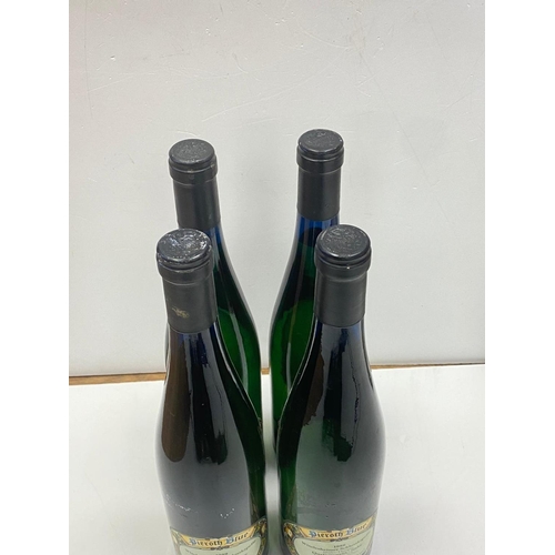 811 - 4x bottles of 1989 Pierroth Blue quality white wine