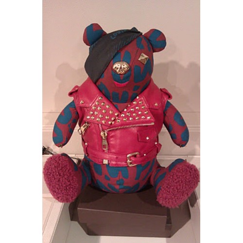 8 - Louis Vuitton Pudsey Bear in LV travel case (One off edition)
The one of a kind Punk-styled LV Bear ... 