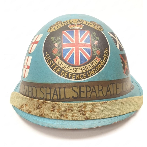 2 - Northern Ireland Memorial Painted Helmet.