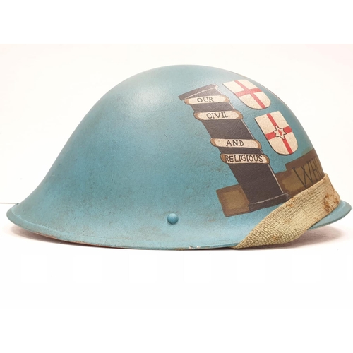 2 - Northern Ireland Memorial Painted Helmet.