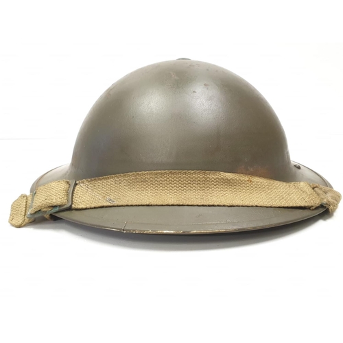 56 - WW2 Royal Artillery Helmet with Anti Air Craft Unit Insignia.