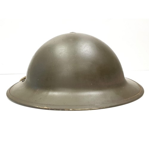 56 - WW2 Royal Artillery Helmet with Anti Air Craft Unit Insignia.