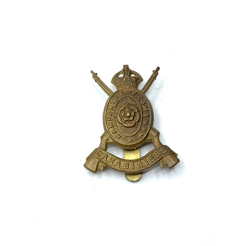 827 - WW1 Cap Badge The Hampshire Yeomanry Carabiniers