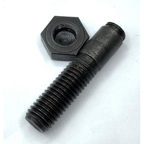 831 - SOE-OSS Message Bolt. A standard bolt that has been hollowed out and the top threaded so that a mess... 