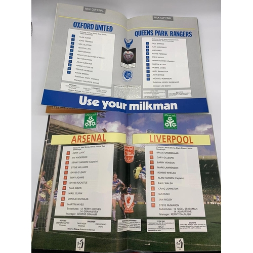 120 - All the League Cup Final programs from the old Wembley Stadium from 1967-2000.