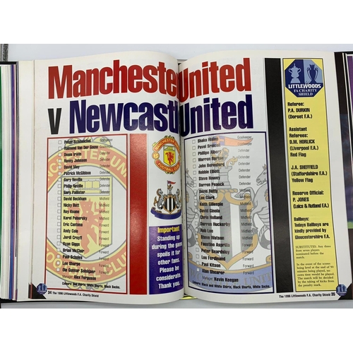 148 - F.A. Charity Shield Football Programs from 1974 - 2000 including 1988 - 1990 which are rare.