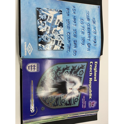 4 - All England home international football programs played at the old Empire Stadium Wembley from 1963 ... 