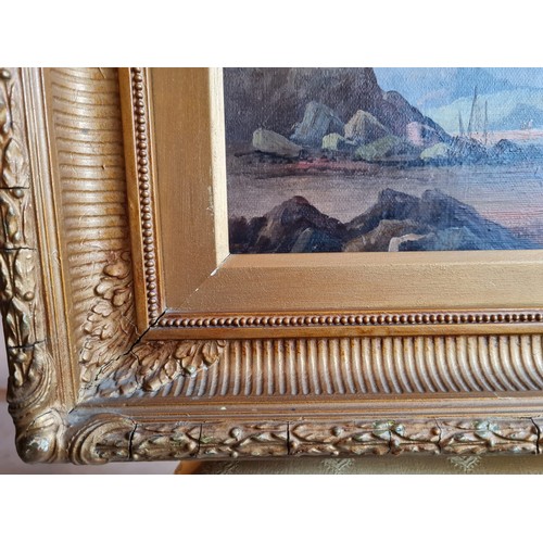 151 - Pair of W. HALE oil on canvas paintings in ornate frames.
Exhibited at Royal Academy 1869- 96. 
Oute... 