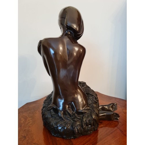 193 - Large bronze of a ballerina.
H38 W25